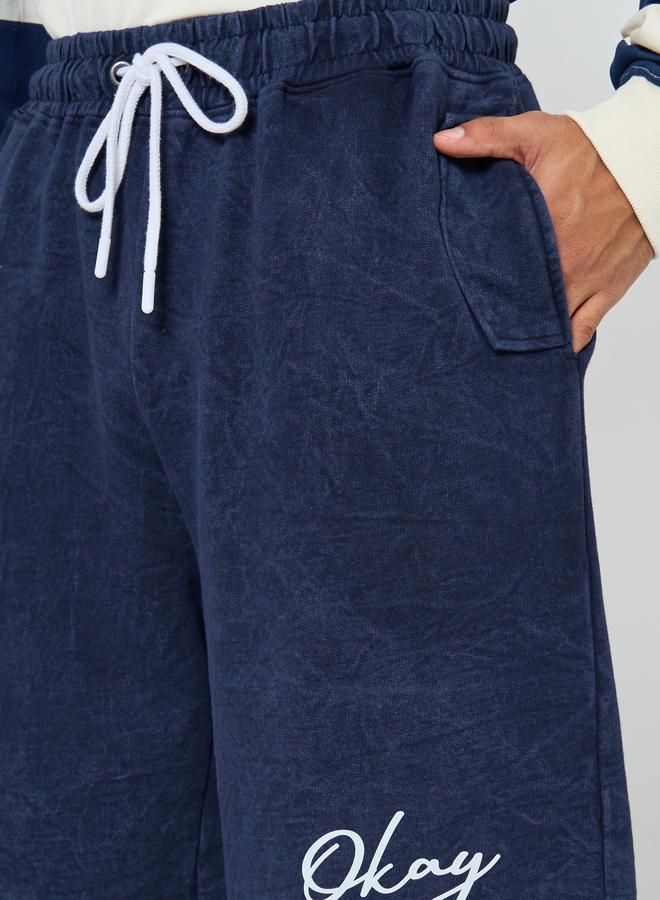 ستايلي شورت بقصة واسعة مع رباط للرجال - Image 2